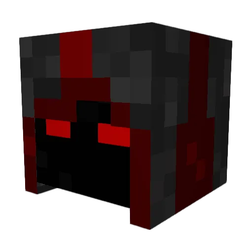 Myofibril Minecraft avatar head, 3D render