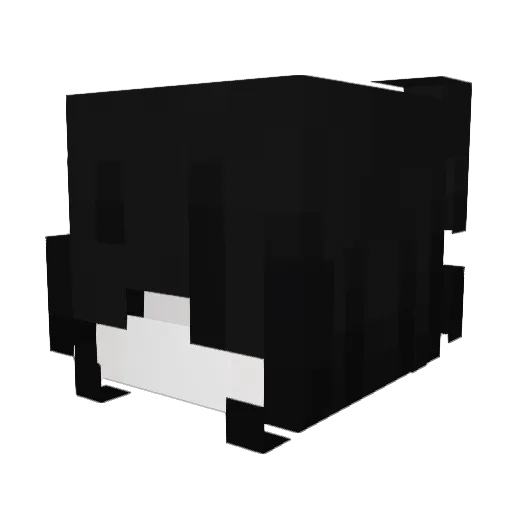 Myolk Minecraft avatar head, 3D render
