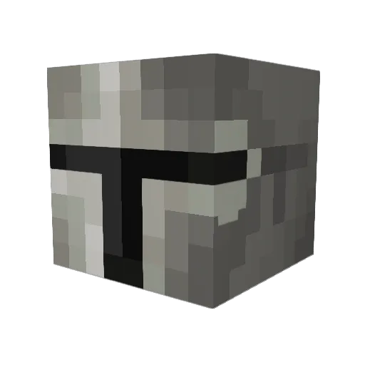 Myr3es Minecraft avatar head, 3D render