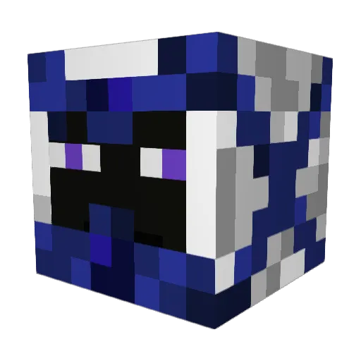 MyrGerjon Minecraft avatar head, 3D render