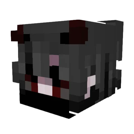 MyrLagos Minecraft avatar head, 3D render
