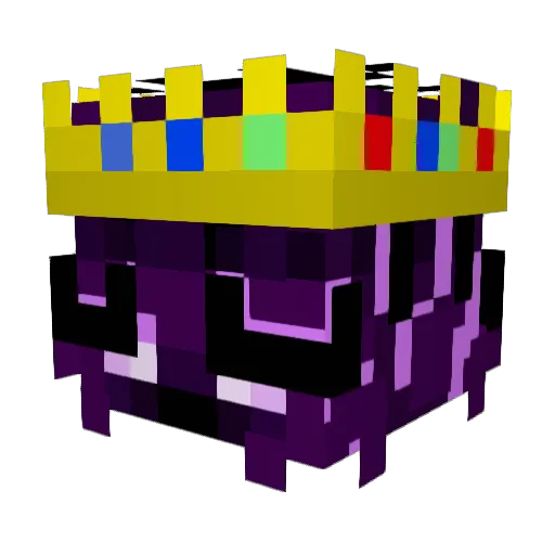Myr_v Minecraft avatar head, 3D render