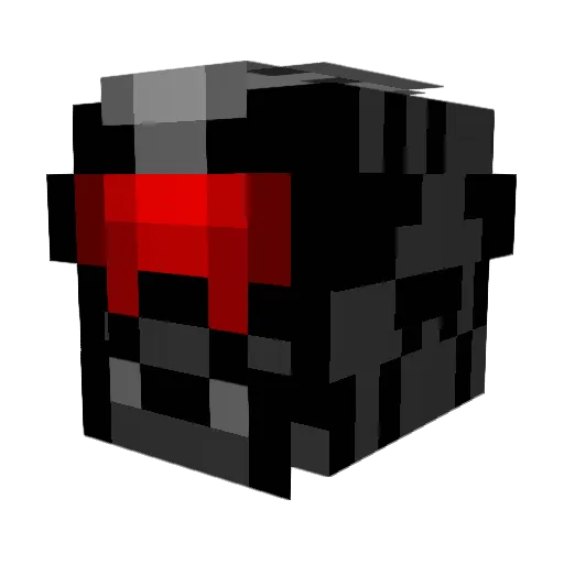 Myrak357 Minecraft avatar head, 3D render