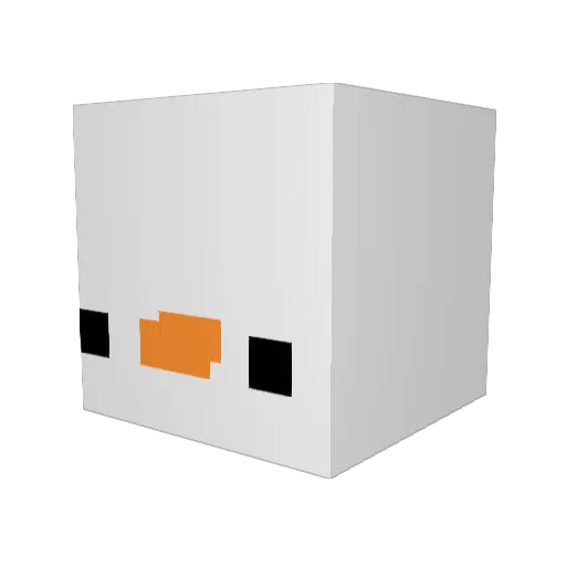 MyranMax3 Minecraft avatar head, 3D render