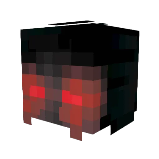Myrdrr Minecraft avatar head, 3D render