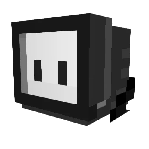 Myri_off Minecraft avatar head, 3D render