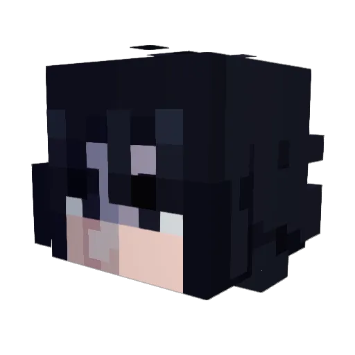 Myriad17 Minecraft avatar head, 3D render