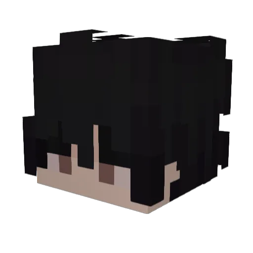 Myriad7080 Minecraft avatar head, 3D render