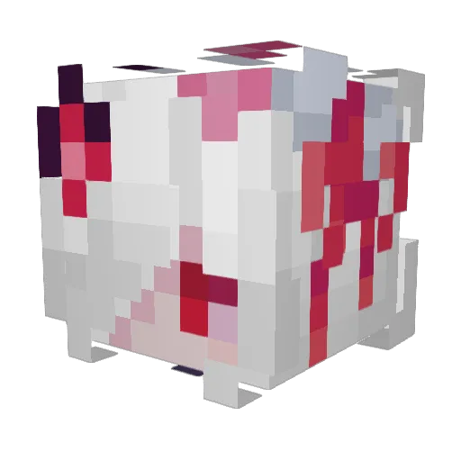 Myridas Minecraft avatar head, 3D render