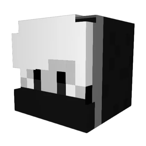 Myrow62 Minecraft avatar head, 3D render