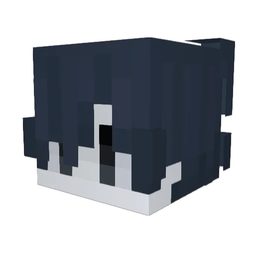 Myrralz Minecraft avatar head, 3D render