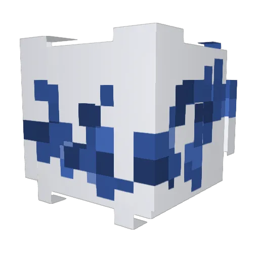 Myrrzz Minecraft avatar head, 3D render