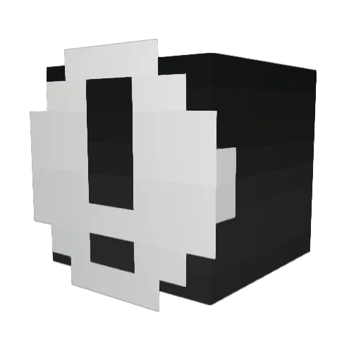 Myrt4145 Minecraft avatar head, 3D render