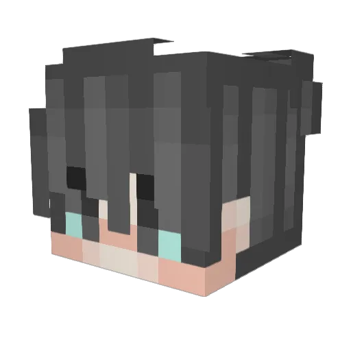 MyrtleMoaning Minecraft avatar head, 3D render