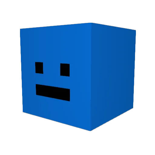 Myrton2 Minecraft avatar head, 3D render