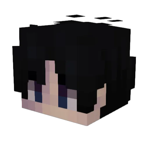 Myrzero Minecraft avatar head, 3D render