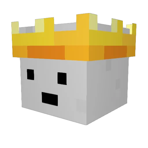 MysTerium61 Minecraft avatar head, 3D render