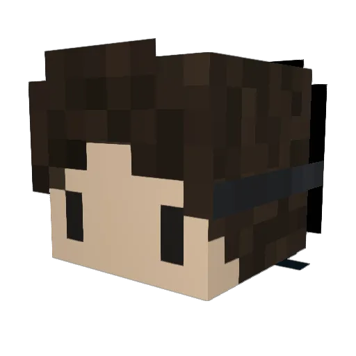 MysTicRicee Minecraft avatar head, 3D render