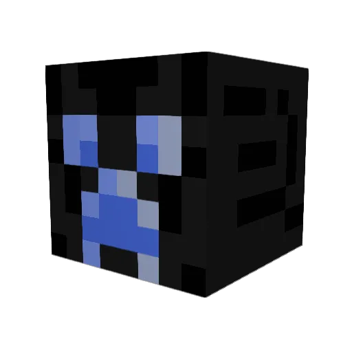 Myschaaa Minecraft avatar head, 3D render