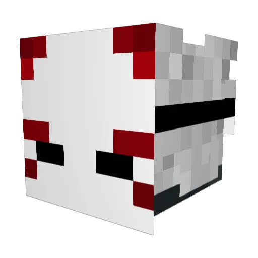 Myself_Inc Minecraft avatar head, 3D render