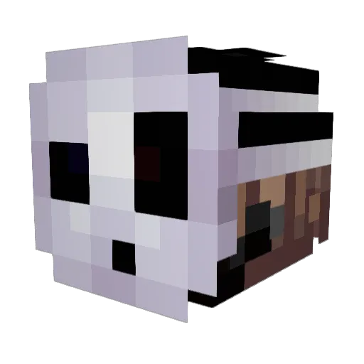 MyshT Minecraft avatar head, 3D render