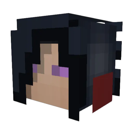 Myshailo Minecraft avatar head, 3D render