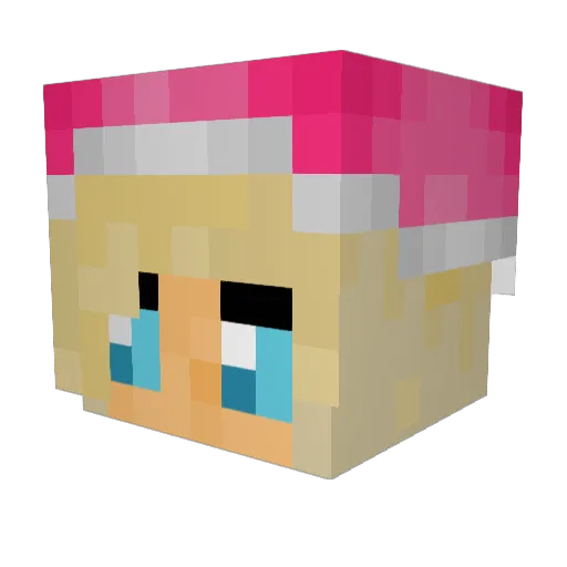 Mysia1983 Minecraft avatar head, 3D render