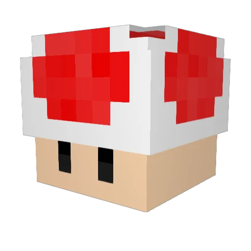 Mysstikka Minecraft avatar head, 3D render