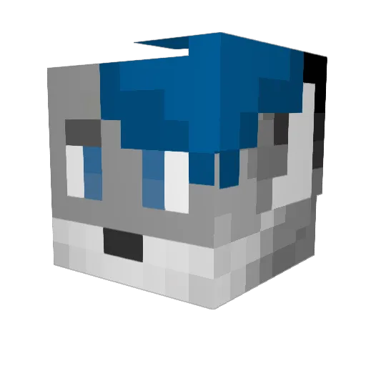 Myst1cS Minecraft avatar head, 3D render