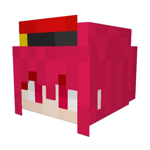 MystLord Minecraft avatar head, 3D render