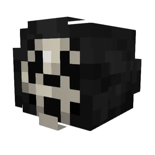 MystVKV Minecraft avatar head, 3D render