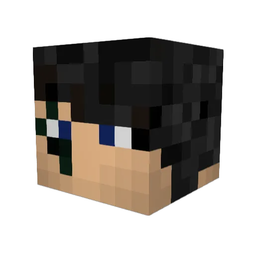 Myst_Exodus Minecraft avatar head, 3D render