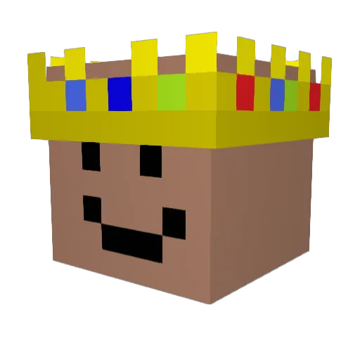 Myst_Frozen Minecraft avatar head, 3D render