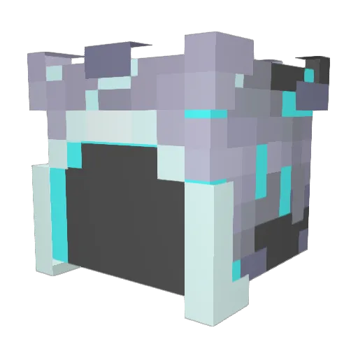 Myst_i Minecraft avatar head, 3D render