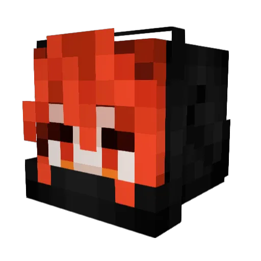 Mystalia127 Minecraft avatar head, 3D render