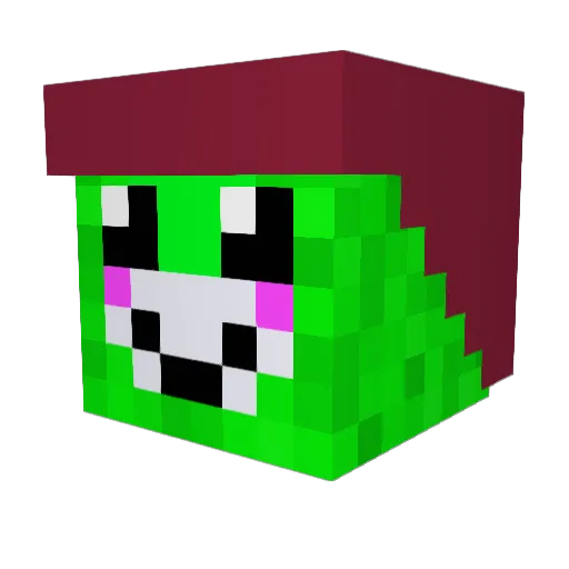 Mysterio2007 Minecraft avatar head, 3D render
