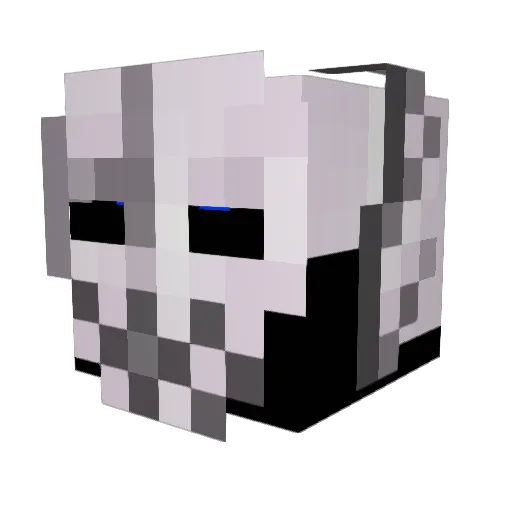 MysteriousFing Minecraft avatar head, 3D render