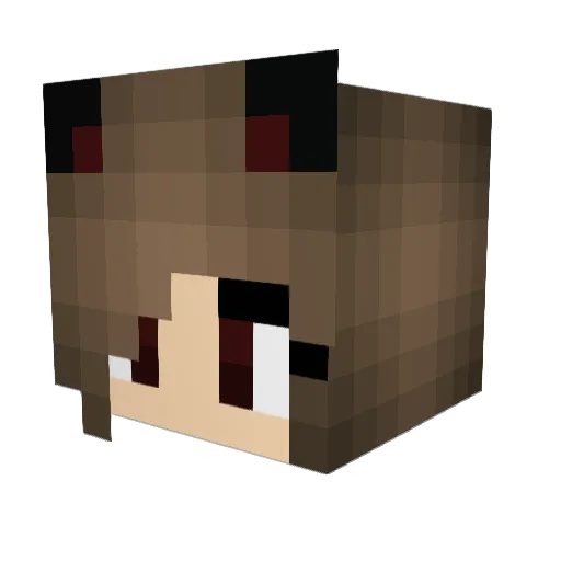 MysteriousInter Minecraft avatar head, 3D render