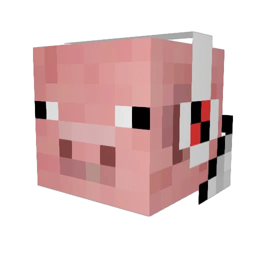 MysteriousMC Minecraft avatar head, 3D render