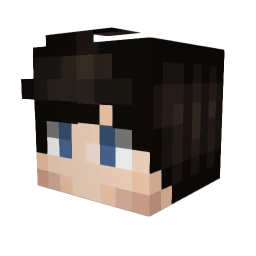 MysteriousMrA Minecraft avatar head, 3D render