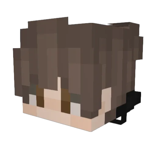 MysteriousRuler Minecraft avatar head, 3D render