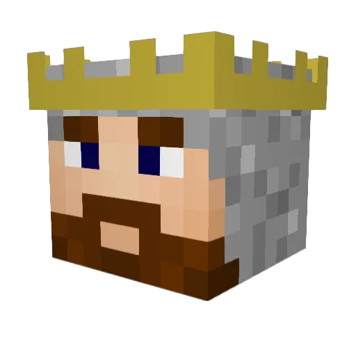 Mysterious_Cat42 Minecraft avatar head, 3D render
