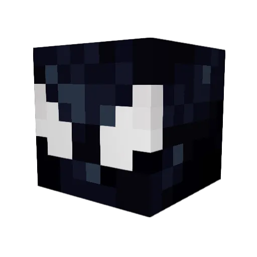 Mysterious_Spirt Minecraft avatar head, 3D render