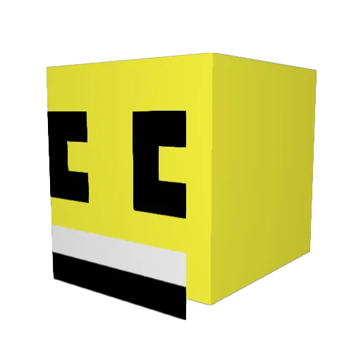 MysteryForAKey Minecraft avatar head, 3D render