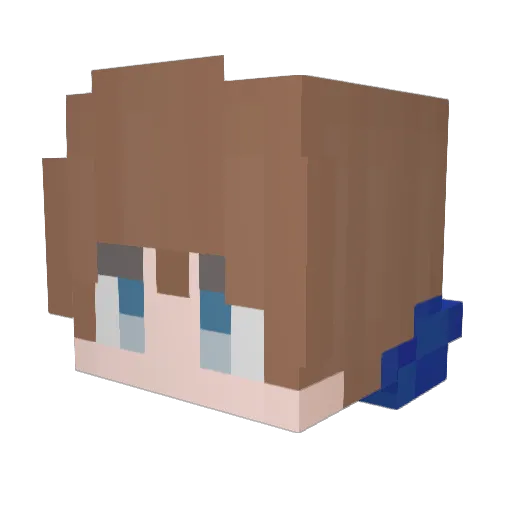 MysteryGaming93 Minecraft avatar head, 3D render