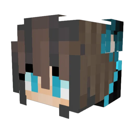 MysteryKit Minecraft avatar head, 3D render