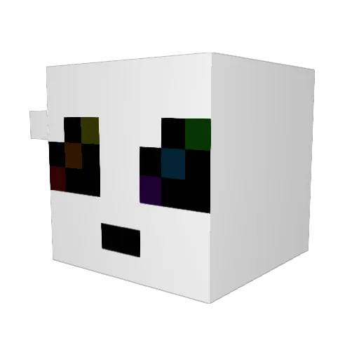 MysteryMan_101 Minecraft avatar head, 3D render