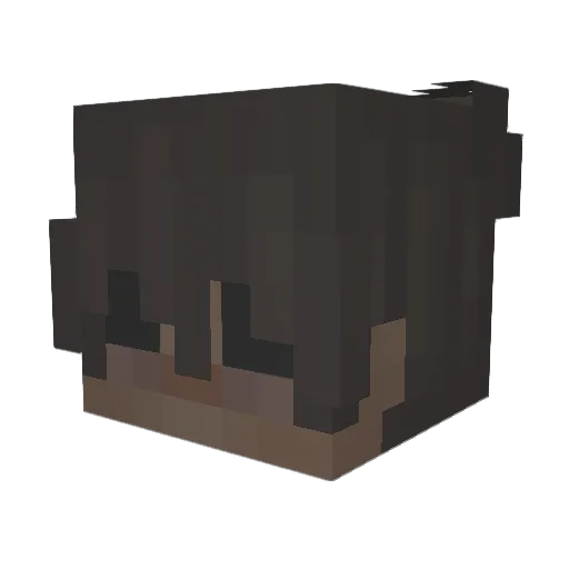 MysteryMeaty Minecraft avatar head, 3D render