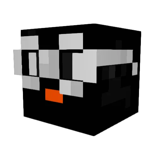 MysteryPenguin54 Minecraft avatar head, 3D render