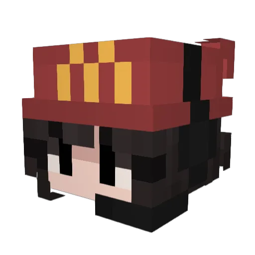 MysterySniper16 Minecraft avatar head, 3D render